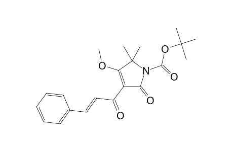 N-tert-Butoxycarbonyl-4-methoxy-5,5-dimethyl-3-[(E)-cinnamoyl]-3-pyrrolin-2-one