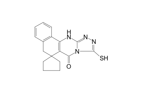 6-Spiro-cyclopentane-8-mercapto-6,11-dihydro-5H-7a,9,10,11-tetraaza-cyclopenta[b]phenanthren-7-one
