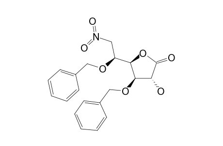 3,5-Di-O-benzyl-6-deoxy-6-nitro-.beta.,L-idono-1,4-lactone