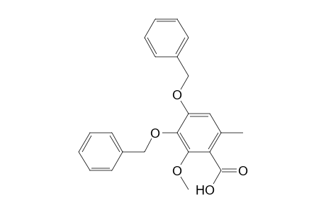 Benzoic acid, 2-methoxy-6-methyl-3,4-bis(phenylmethoxy)-
