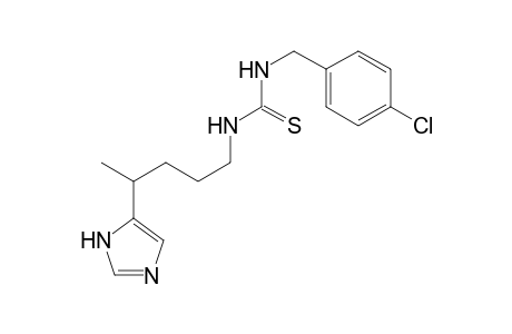 N-(4-Chlorobenzyl)-N'-[5-(4(5)-imidazolyl)pentyl]thiourea oxalate