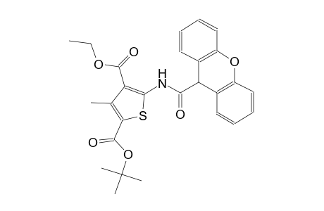 2-tert-butyl 4-ethyl 3-methyl-5-[(9H-xanthen-9-ylcarbonyl)amino]-2,4-thiophenedicarboxylate