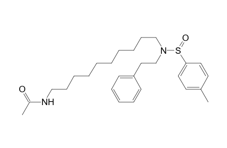 Acetamide, N-[10-[[(4-methylphenyl)sulfinyl](2-phenylethyl)amino]decyl]-