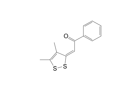 2-(4,5-dimethyl-3H-1,2-dithiol-3-ylidene)-1-phenyl-ethanone