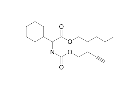 Glycine, 2-cyclohexyl-N-(but-3-yn-1-yl)oxycarbonyl-, isohexyl ester