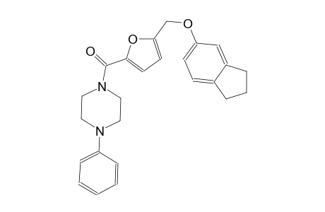 piperazine, 1-[[5-[[(2,3-dihydro-1H-inden-5-yl)oxy]methyl]-2-furanyl]carbonyl]-4-phenyl-
