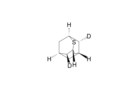 2-Thiatricyclo[3.3.1.13,7]decane-4,8-D2, (1.alpha.,3.beta.,4.beta.,5.alpha.,7.beta.,8.alpha.)-