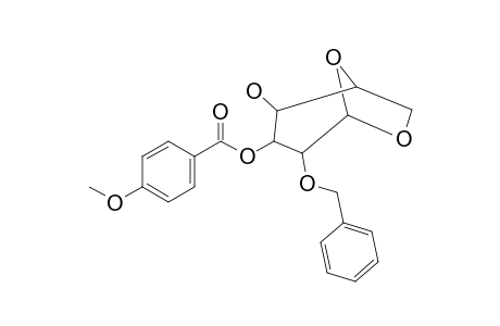 1,6-ANHYDRO-2-O-BENZYL-3-O-(4-METHOXYBENZOYL)-BETA-D-GALACTOPYRANOSE