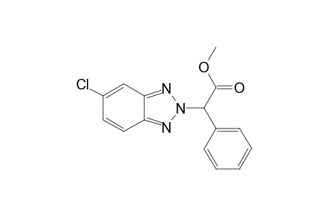 methyl 2-(5-chloro-2H-benzo[d][1,2,3]triazol-2-yl)-2-phenylacetate