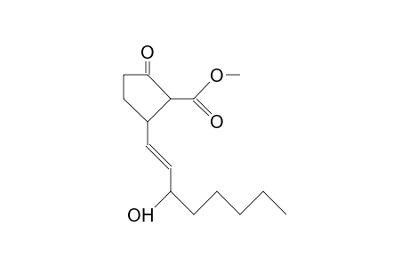 (E)-2-Carbomethoxy-3([E]-3-hydroxy-oct-1-en-1-yl)-cyclopentanone
