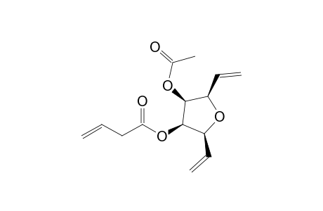 (2S*,3R*,4S*,5R*)-4-Acetoxy-2,5-divinyltetrahydrofuran-3-yl But-3-enoate