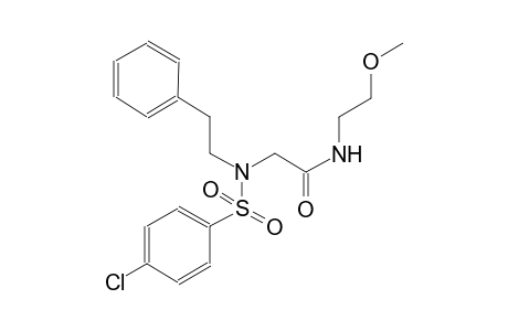 acetamide, 2-[[(4-chlorophenyl)sulfonyl](2-phenylethyl)amino]-N-(2-methoxyethyl)-