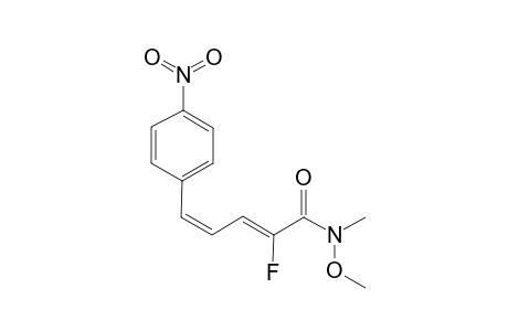 [(2Z),(4Z)]-2-FLUORO-N-METHOXY-N-METHYL-5-(4-NITROPHENYL)-PENTA-2,4-DIENAMIDE