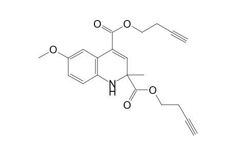 Di(but-3-yn-1-yl)6-methoxy-2-methyl-1,2-dihydroquinoline-2,4-dicarboxylate