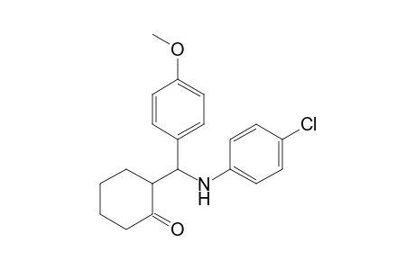 2-[(4-chloroanilino)-(4-methoxyphenyl)methyl]-1-cyclohexanone