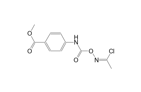 methyl 4-{[({[(Z)-1-chloroethylidene]amino}oxy)carbonyl]amino}benzoate