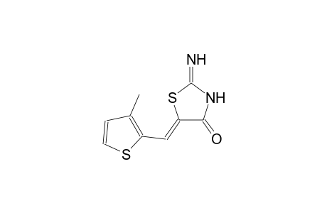 (5Z)-2-imino-5-[(3-methyl-2-thienyl)methylene]-1,3-thiazolidin-4-one