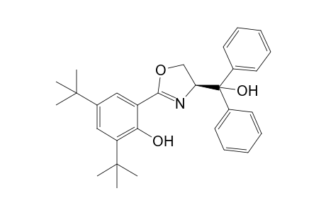 (4S)-4-[(Hydroxyldiphenyl)methyl]-2-[(2-hydroxyl-3,5-ditert-butyl)phenyl]-4,5-dihydro-1,3-oxazoline