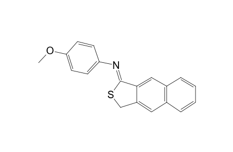 1-[N-(p-Methoxyphenyl)imino]thieno[3,4-b]naphthalene