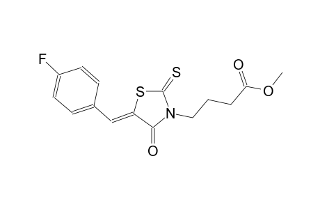 3-thiazolidinebutanoic acid, 5-[(4-fluorophenyl)methylene]-4-oxo-2-thioxo-, methyl ester, (5Z)-