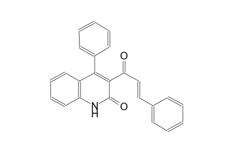 2(1H)-quinolinone, 3-[(2E)-1-oxo-3-phenyl-2-propenyl]-4-phenyl-