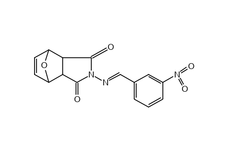 N-[(m-NITROBENZYLIDENE)AMINO]-7-OXABICYCLO[2.2.1]HEPT-5-ENE-2,3-DICARBOXIMIDE