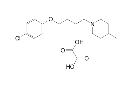 4-chlorophenyl 4-(4-methyl-1-piperidinyl)butyl ether oxalate