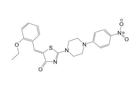 (5Z)-5-(2-ethoxybenzylidene)-2-[4-(4-nitrophenyl)-1-piperazinyl]-1,3-thiazol-4(5H)-one