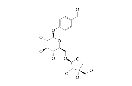 PARA-[BETA-D-APIOFURANOSYL-(1->6)]-BETA-D-GLUCOPYRANOSYLOXY-BENZYLIC-ALCOHOL