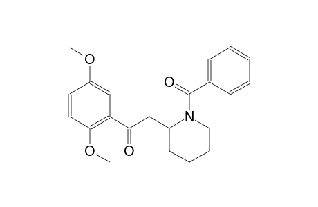 2-(1-Benzoyl-2-piperidinyl)-1-(2,5-dimethoxyphenyl)ethanone