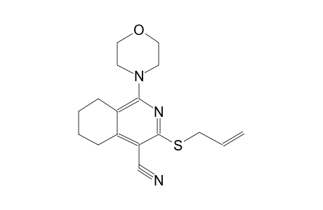 4-isoquinolinecarbonitrile, 5,6,7,8-tetrahydro-1-(4-morpholinyl)-3-(2-propenylthio)-