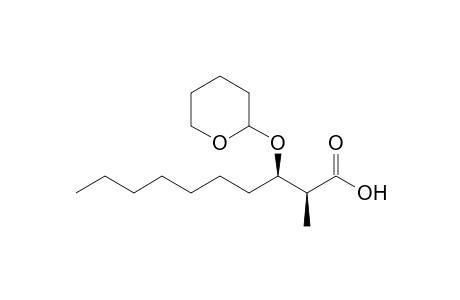 (2S,3R)-2-methyl-3-(2-oxanyloxy)decanoic acid