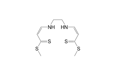 1,2-bis[3'-Methylthio)-3'-thioxoprop-1'-enyl]amino]-ethane