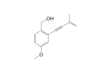 2-(3'-Methylbut-3-en-1'-ynyl)-4-methoxybenzyl alcohol