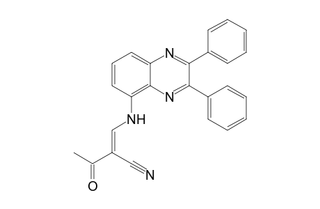 2-[(2',3'-Diphenylquinoxalin-5'-yl)aminomethylene]-3-oxobutanenitrile
