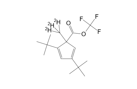 2,4-ditert-butyl-1-(trideuteriomethyl)cyclopenta-2,4-diene-1-carboxylic acid trifluoromethyl ester
