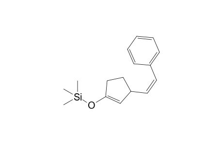 Trimethyl({3-[(Z)-2-phenylethenyl]-1-cyclopenten-1-yl}oxy)silane