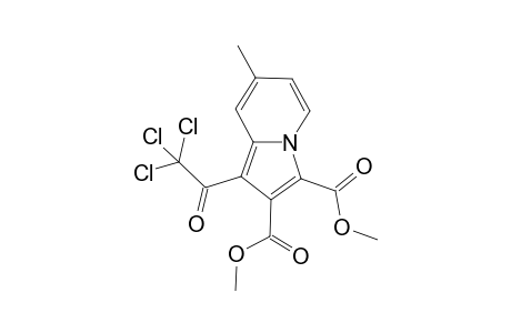 Dimethyl 1-(2',2',2'-trichloroacetyl)-7-methyl-2,3-indolizine-dicarboxylate