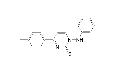 2(1H)-Pyrimidinethione, 4-(4-methylphenyl)-1-(phenylamino)-