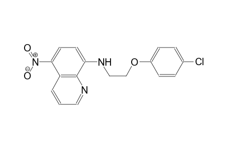 N-[2-(4-chlorophenoxy)ethyl]-5-nitro-8-quinolinamine