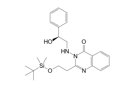 (S)-3-(2-Hydroxy-2-phenylethyl)amino-2-(1-tert-butyldimethylsiloxy)ethylquinazolin-4(3H)-one