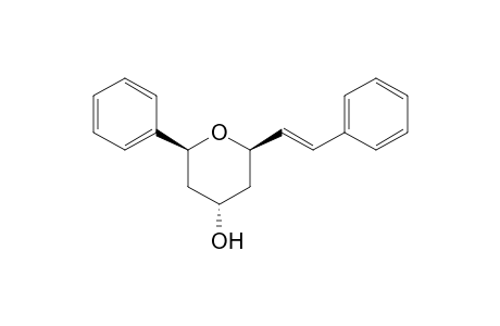 (2S,4S,6R)-2-Phenyl-6-((E)-styryl)tetrahydro-2H-pyran-4-ol