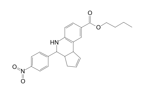 Butyl 4-(4-nitrophenyl)-3a,4,5,9b-tetrahydro-3H-cyclopenta[c]quinoline-8-carboxylate