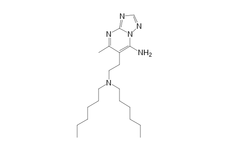 [1,2,4]Triazolo[1,5-a]pyrimidine-6-ethanamine, 7-amino-N,N-dihexyl-5-methyl-