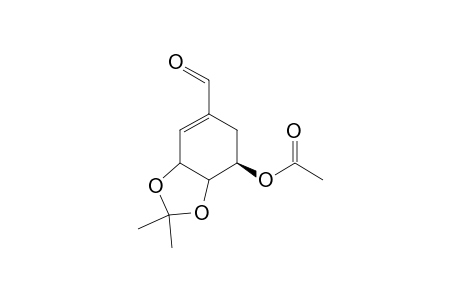 (3R,4S,5R)-5-ACETOXY-3,4-(ISOPROPYLIDENEDIOXY)-CYCLOHEX-1-ENECARBALALDEHYDE