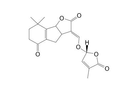 (3aR)-5-Oxo-8,8-dimethyl-3-((SR,E)-4-methyl-5-oxo-2,5-dihydrofuran-2-yloxymethylene)-(3aR,8bc)-3,3a,4,5,6,7,8,8b-octahydroindeno[1,2-b]furan-2-one