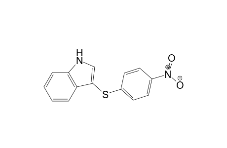 3-[(4-Nitrophenyl)thio]-1H-indole