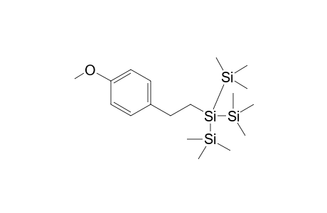 2-(4-methoxyphenethyl)-1,1,1,3,3,3-hexamethyl-2-(trimethylsilyl)trisilane