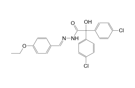 2,2-bis(4-chlorophenyl)-N'-[(E)-(4-ethoxyphenyl)methylidene]-2-hydroxyacetohydrazide