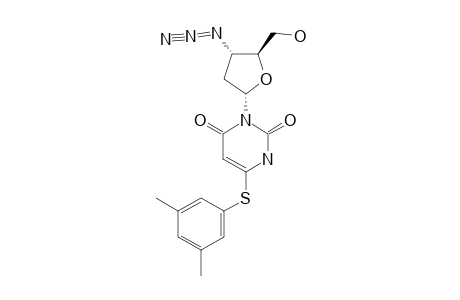 3-(3-AZIDO-2,3-DIDEOXY-ALPHA-D-ERYTHRO-PENTOFURANOSYL)-6-[(3,5-DIMETHYL-PHENYL)-THIO]-URACIL